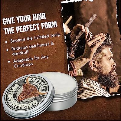 Johnny Slicks Formula 49 Original Clay Pomade - Organic Pomade for Men with  Firm Hold & Matte Finish - Promotes Healthy Hair Growth and Helps Hydrate  Dry Skin - (2 Ounce) Original - Clay