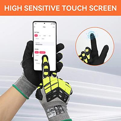 FREETOO Mechanic Work Gloves, [Full Palm Protection] [Excellent Grip] Working  Gloves with Padded Leather for Men Women, Knuckle Impact Absorption  Breathable Touchscreen Construction Gloves-2 Pair - Yahoo Shopping