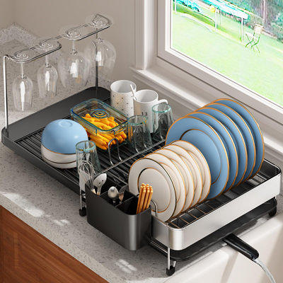 Seropy Roll Up Dish Drying Rack Over the Sink for Kitchen RV Sink