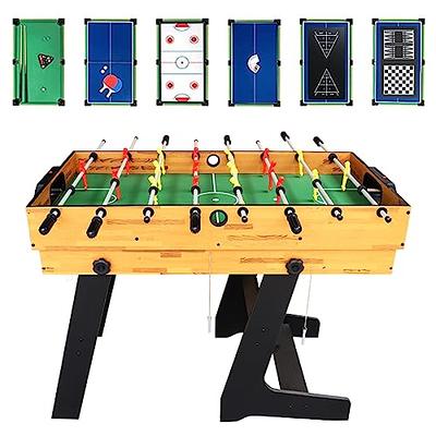 Classic Sport 54 4-in-1 Indoor Multi Game Table: Pool, Foosball, Table  Tennis and Air Hockey 