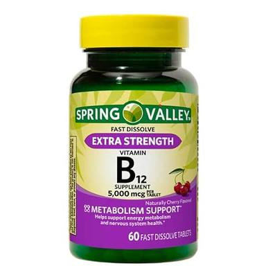  Vitamin B12 Fast Dissolve Tablets by Spring Valley