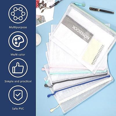 EOOUT 14pcs Mesh Zipper Pouch Zipper Bags, A4 Size Puzzle Bag for  Organizing, 14 Colors Large Storage Bags Zipper File Bags for School Board  Games and Office Supplies - Yahoo Shopping