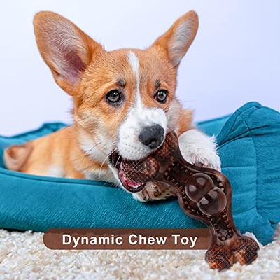 Doudele Best Interactive Durable Bones Dog chew Toys for Aggressive chewers  Indestructible Dog Toys for Boredom and stimulating