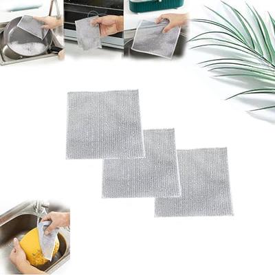 2023 New Multipurpose Wire Dishwashing Rags for Wet and Dry,  Multifunctional Non-Scratch Wire Dishcloth, Scrub Dish Cloths for Washing  Dishes, Sinks