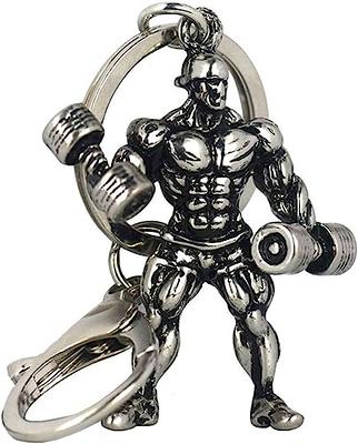 Strong Man Keychain Bodybuilder Fitness Gym Dumbbell Strength Keyring Gift  for Bodybuilding Weightlifting - Yahoo Shopping