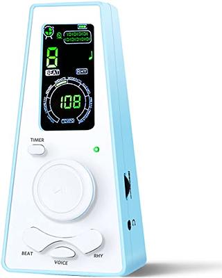 LMS Electronic Metronome Digital Metronome Universal Metronome for Piano  Metronome for Guitar Violin Drum with Timer LCD Display Volume Control  (Blue) - Yahoo Shopping