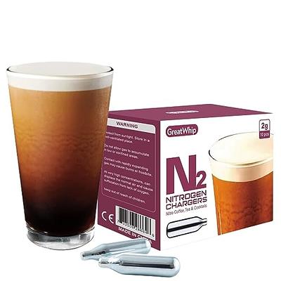 Royal Brew 24 Pack Nitrous Oxide Chargers for Nitro Cold Brew - Whipped  Cream Charger - N2O Cartridges - Works With All Royal Brew Nitro Coffee  Systems - Yahoo Shopping