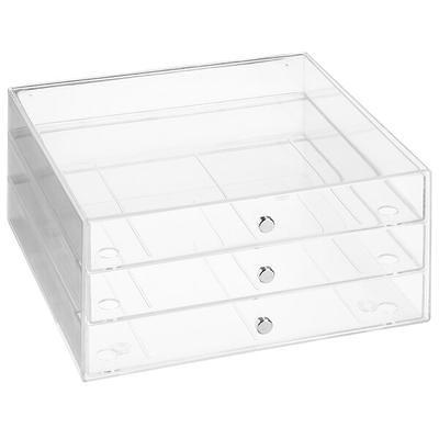 Small 8 X 4 X 2 Plastic Organizer Tray Clear - Brightroom™ : Target