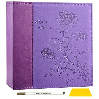 Large Photo Album Self Adhesive with Picture Display Window, DIY Scrapbook  Album