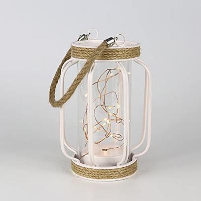 Battery-powered indoor lantern with timer