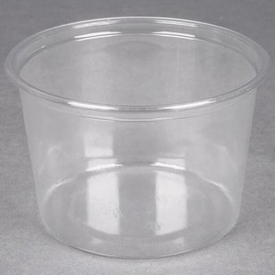 Choice 12 oz. Ultra Clear PET Plastic Round Deli Container - 50/Pack