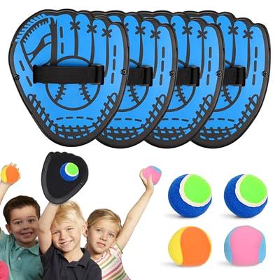 Qrooper Kids Toys Toss and Catch Game Set, Glow in The Dark Outdoor Games,  Toss and Catch Ball Set with Light Up Ball, Classic Outdoor Games, Beach  Games, Yard Games Suitable for