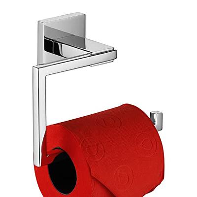 niffgaff Black Toilet Paper Roll Holder, Freestanding Toilet Roll Holder, Stainless Steel Paper Storage Holds 5 Rolls, Modern Rust Proof Pedestal