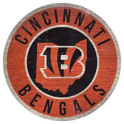 Fan Creations Cincinnati Bengals 12-in H x 6-in W Sports Print in