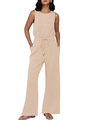 AUTOMET Jumpsuits for Women Dressy Casual Sleeveless Summer Dress 2024  Going Out Business Outfits Loose Fit Spring Jumpers Wide Leg Long Pants  Rompers Fall Fashion Clothing - Yahoo Shopping