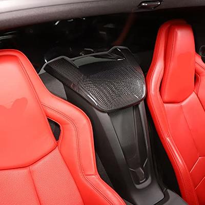 TOYCIDFG Car Genuine Carbon Fiber Sound Speaker Cover Phone