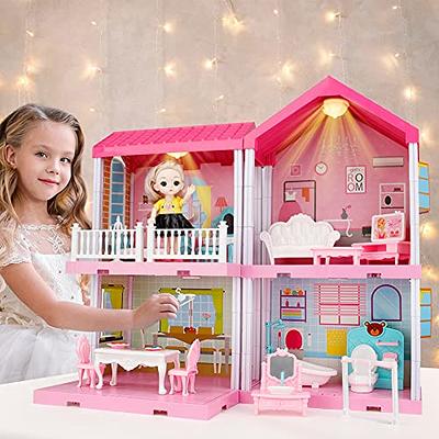 9pcs/Set Furniture Toys Miniature House Cleaning Tool Doll House  Accessories for Doll House Pretend Play Toy for Dolls 