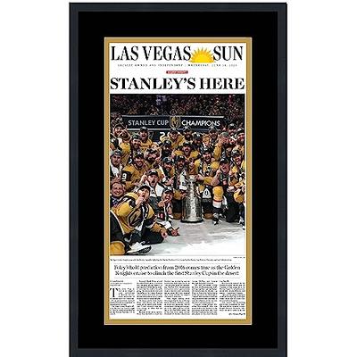 Framed William Carrier Vegas Golden Knights 2023 Stanley Cup Champions  Autographed 16 x 20 Misfits Panel Photograph