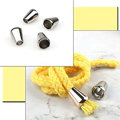 10pcs Metal End Stopper Cord Rope Ends Locks Lanyard Clips Fastener For  Backpack Garment Drawstrings Accessory DIY