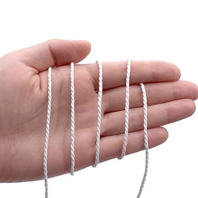 White Cotton Butchers Twine String 328 Ft 2MM Cord for Crafts DIY Gift  Wrapping