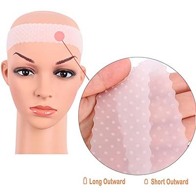 MapofBeauty 2 Pieces Non Slip Silicone wig Grip Band Headband Hold Wig Men  Women Sports Yoga (White) - Yahoo Shopping