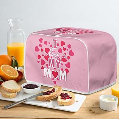 Lotusorchid I Love My Mom Bread Toaster Cover, Washable Durable 4