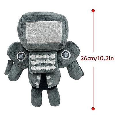 TQJOUJOU Skibidi Toilet Titan Speakerman Plush Toy, Horror Game Cameraman  Boss Stuffed Plushie Doll Toys (TV Man)