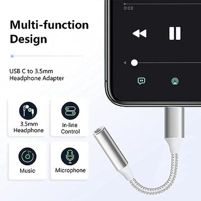 For Samsung Galaxy S22 S23 + Ultra AUX CABLE USB-C 3.5MM CAR STEREO AUDIO  CORD