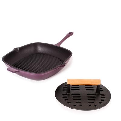 Backcountry Iron 13.5 Inch Cast Iron Pizza Pan with Loop Handles