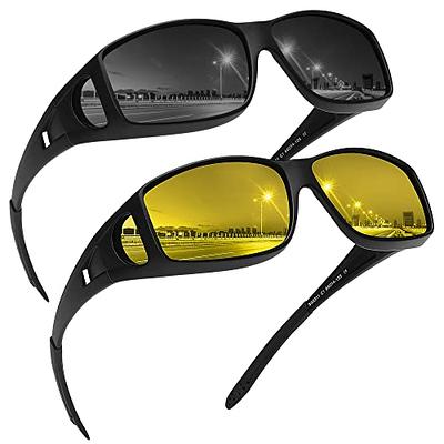 Polarized Sports Sunglasses for Men Women Unbreakable Frame Cycling Fishing  Wrap Around Sunglasses UV400 Protection