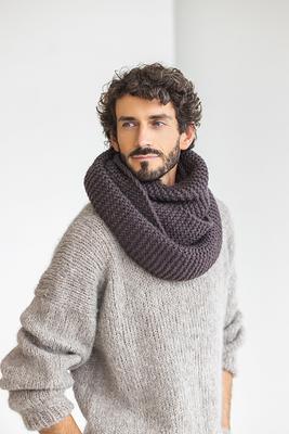 Mens Knit Scarf Man Wool Scarf Knitted Scarf for Men Gift 