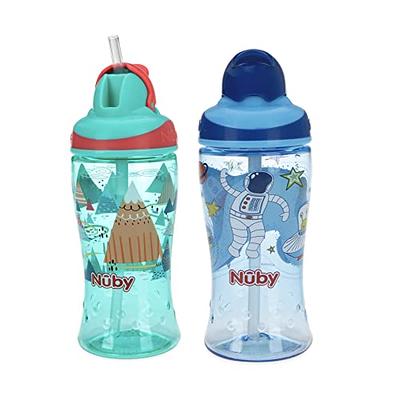 Nuby 2 Pack No Spill Printed Thirsty Kids No-Spill Sip-it Sport Cup with  Soft Spout and Lid - 12oz, 12+ Months, 2 Pack, rocket / fox - Yahoo Shopping