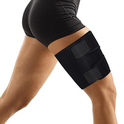 Pure Athlete Thigh Compression Sleeve Adjustable Straps Quad Wrap