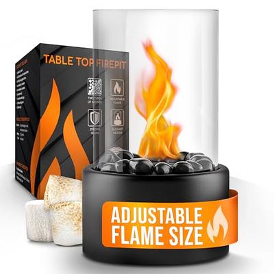 Flammtal Tabletop Fire Pit [4h Burning Time] - Indoor & Outdoor