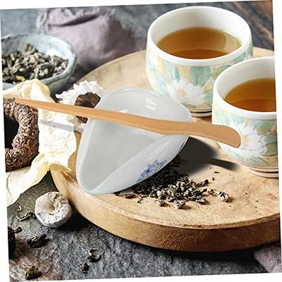 Wooden Tea Spoon Long Handle Loose Tea Measuring Scoop Shovel