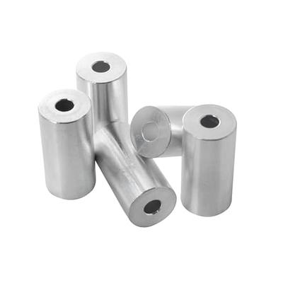 Aluminum Spacer 1/2 OD x 5/16 ID x Choose Your Length, Round Spacer  Unthreaded Standoff Bushing Plain Finish, Fits Screws Bolts 5/16 or M8 by  Metal Spacers Online (3/8 Length, 10 Pack) 