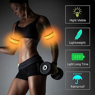 Reflective Band for Running High Visible Night Safety Gear for Arm Wrist  Waist Ankle Adjustable Elastic