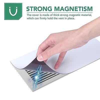 TRYMAG Strong Floor Vent Covers 8x15, 4 Pack Magnetic Vent