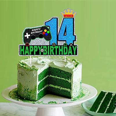 Kicibay Video Game Cake Topper, Game Controller Happy India | Ubuy