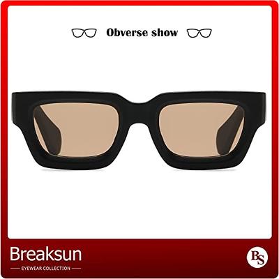  Breaksun Fashion Big Square Sunglasses for Women Men