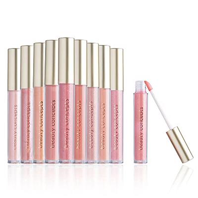 EXPRESSIONS 12pc Glitter Roll On Lip Gloss Set Glossy Lip