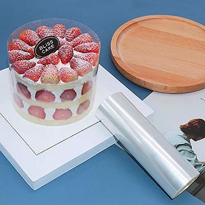 6 Inch Cake Collars, BYKITCHEN Acetate Sheets for Cake, Transparent Collar  Acetate Roll, Cake Clear Strips for Chocolate Mousse DIY Cake Wraping  Decorating (Length 394inch) - Yahoo Shopping