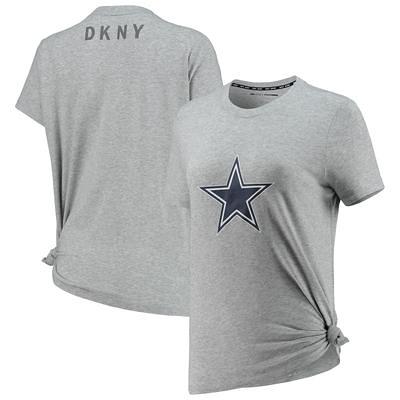 Women's DKNY Sport Heathered Gray Dallas Cowboys Ava Tri-Blend T