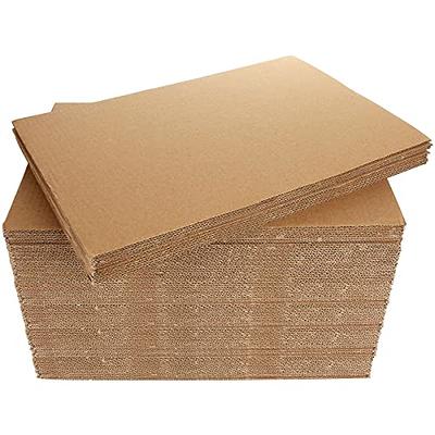 50 Pack Corrugated Cardboard Sheets 11 x 16.5 Inches Cardboard