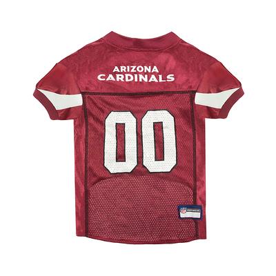 Littlearth NFL Personalized Stretch Dog & Cat Jersey, Arizona Cardinals, Large