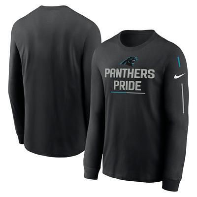 Men's Nike Blue Carolina Panthers Logo Essential Legend Performance T-Shirt