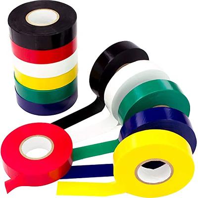 Weather-Resistant Colored Electrical Tape 60 Jumbo Roll 12 Pack. Color Code  Your Electric Wiring Safely with Indoor/Outdoor PVC Vinyl, UL Listed to  600V, for a Variety of Taping Needs - Yahoo Shopping