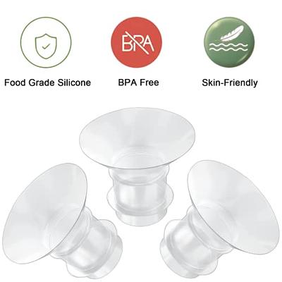  Silicone Flange 24mm, Compatible with Momcozy S12 pro/S9 pro /S9/S10/S12/Medela/Tsrete/Spectra/Bellababy etc 24mm Wearable Breast Pump  Parts,Electric Breast Pump Parts Replace (24mm) : Baby