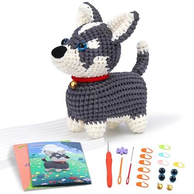  UzecPk Crochet Kit for Beginners, 7 PCS Beginner Crochet Kit  for Adults, Crochet Starter Kit with 10 Colors of Yarn, Detailed Tutorials,  Complete Crochet Kit for Beginners Adults