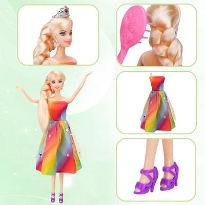 BETTINA Color Changing Unicorn Toys& Princess Doll Play Set